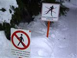 Diese Schilder vermisse ich auf niederösterreichischen Loipen